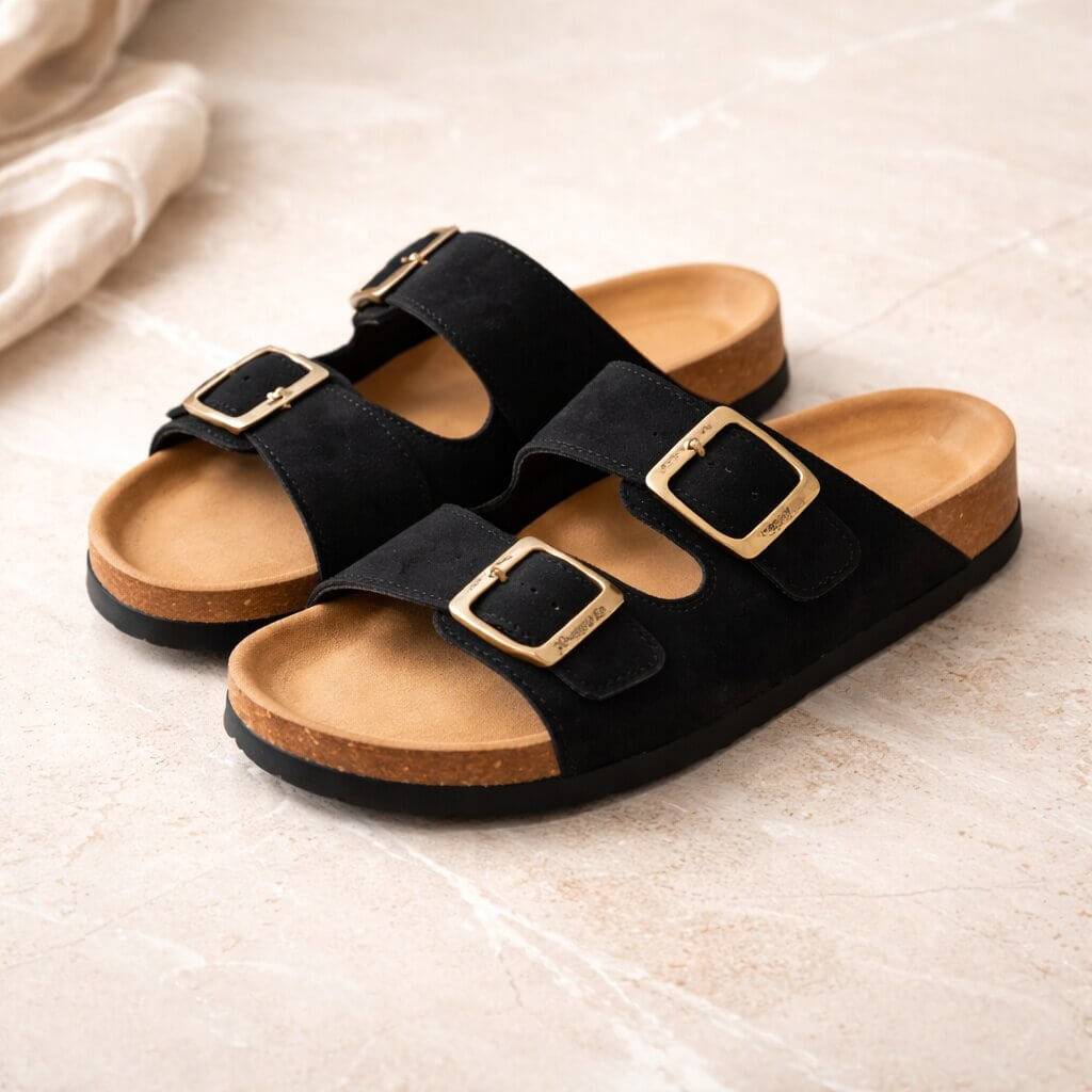 ComfortFit Sandals for Men and Women with Cork Footbed