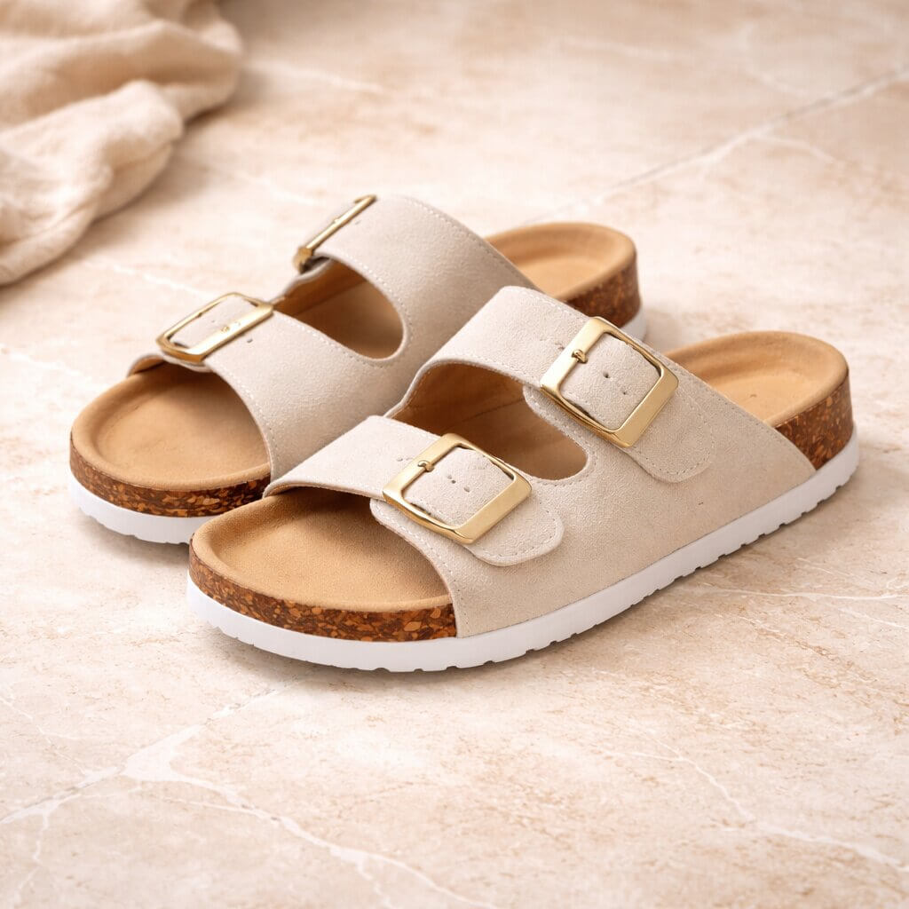 ComfortFit Sandals for Men and Women with Cork Footbed