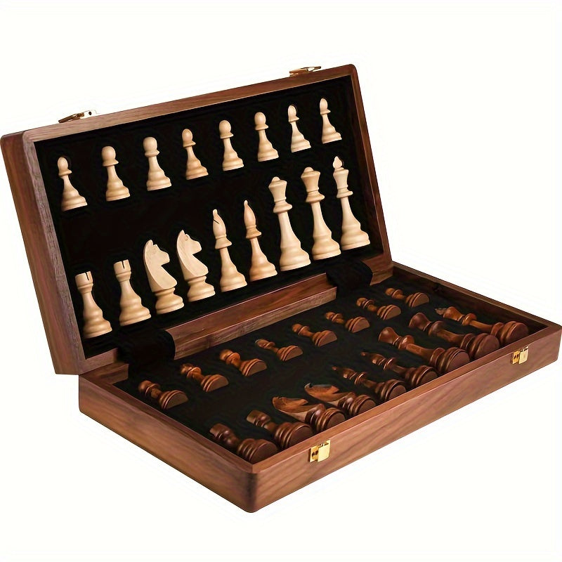 Elegant Portable Wood Chess Set | Classic and Compact