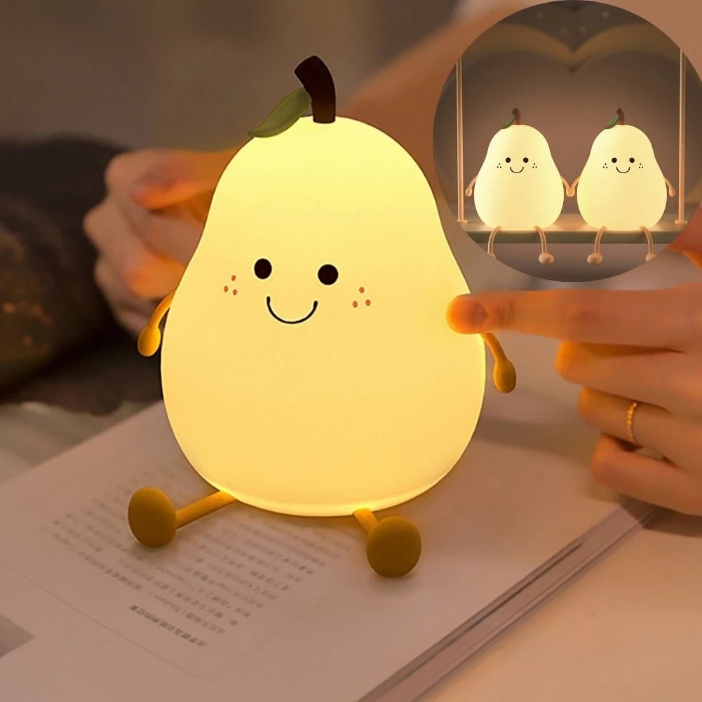 CozyGlow Night Light | Silicone Baby Night Lamp for Kids