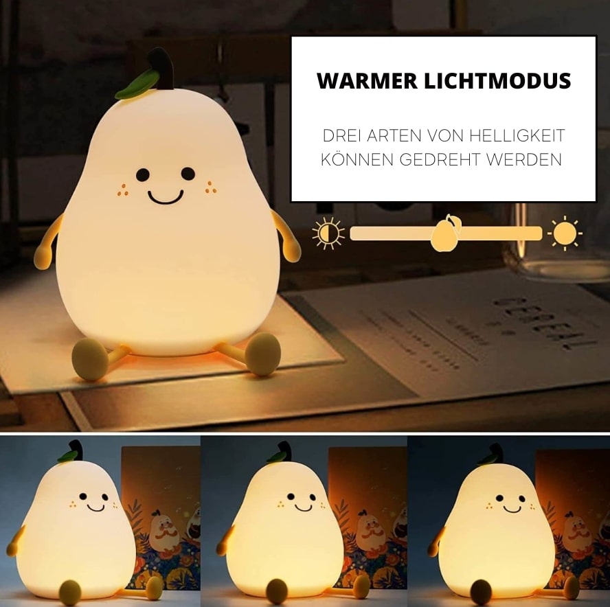 CozyGlow Night Light | Silicone Baby Night Lamp for Kids
