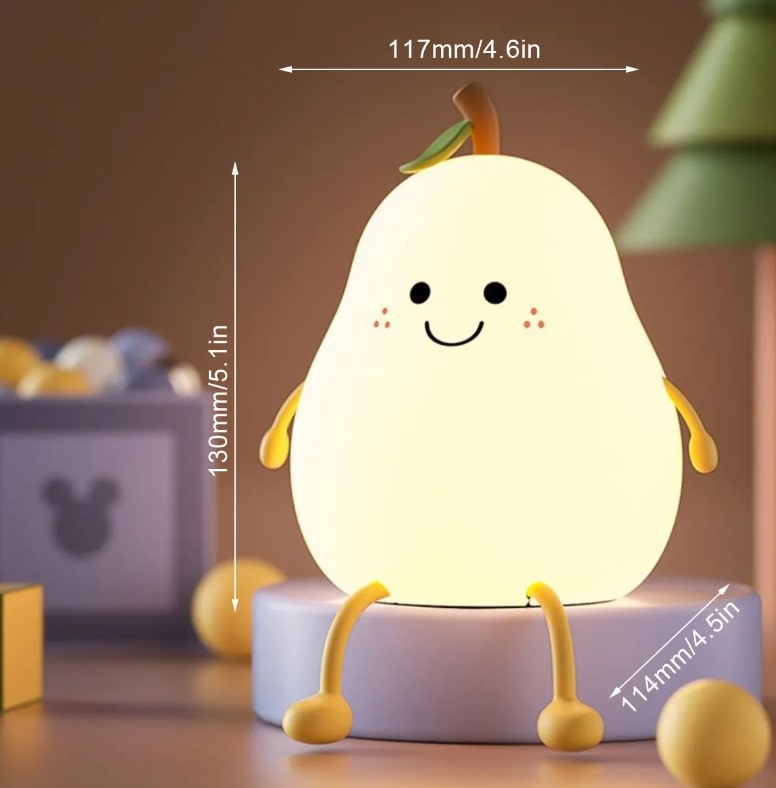 CozyGlow Night Light | Silicone Baby Night Lamp for Kids