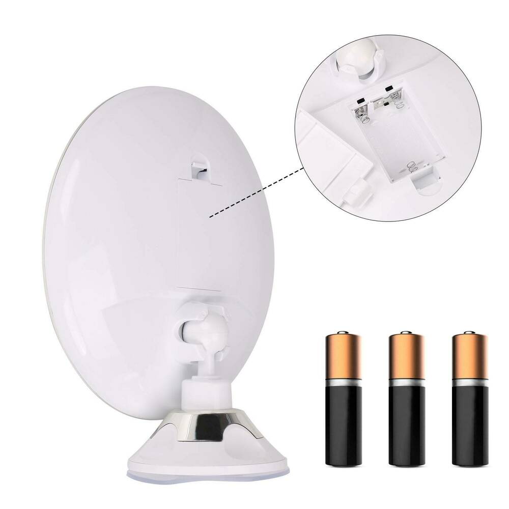 Illuminated Magnifying Makeup Mirror with 10x Zoom