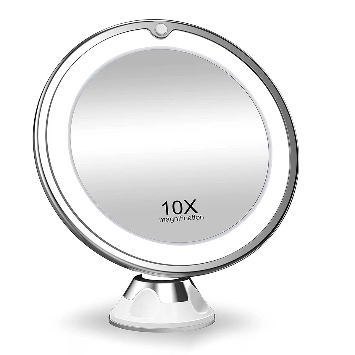 BrightView 10x Magnifying Makeup Mirror with LED Lighting