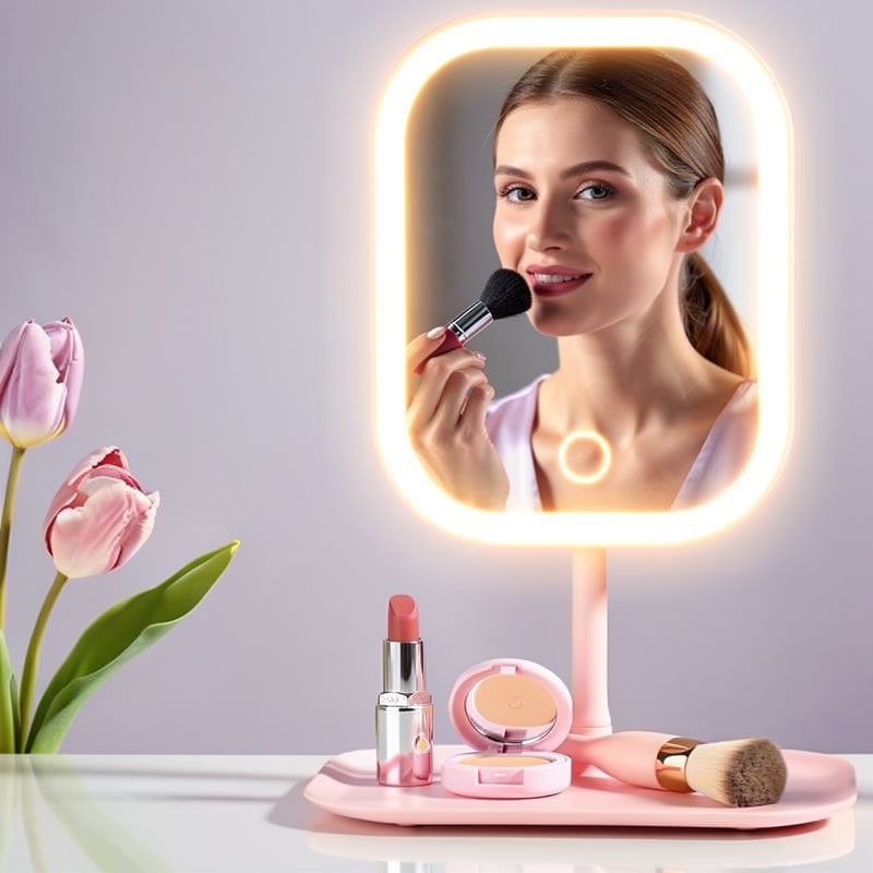 Illuminate Your Beauty Routine with the LumaGlow Mirror