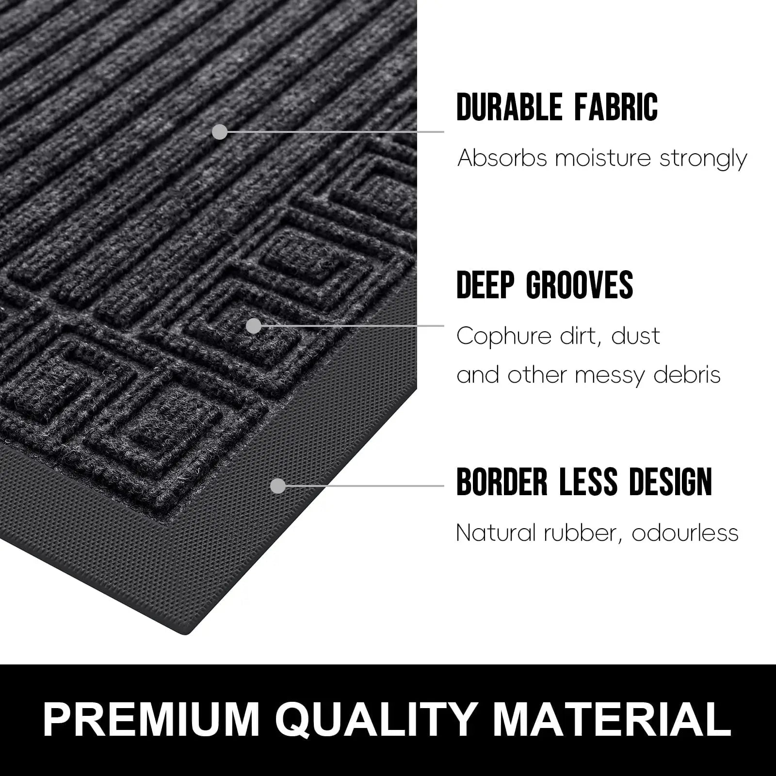 Premium Non-Slip Entryway Mat for Indoor & Outdoor Use
