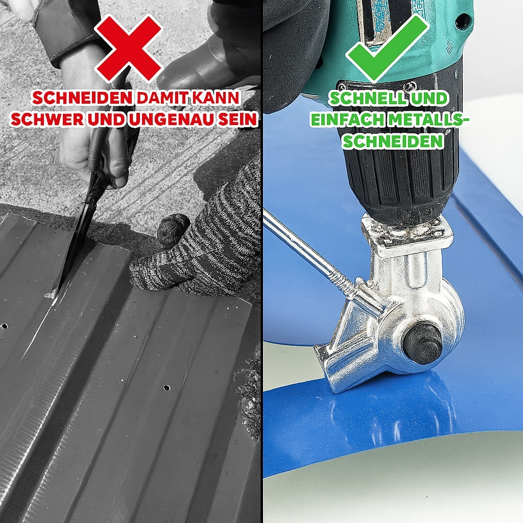 Precision Metal Cutting Attachment for Your Drill