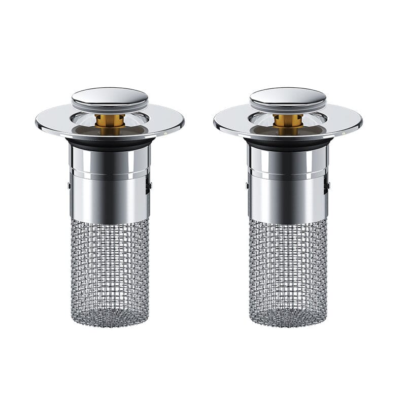 Pop-up Mechanism Drain Filter in Stainless Steel
