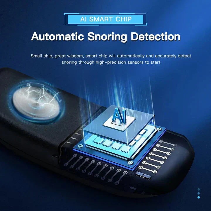 Rechargeable Sleep Harmony Snoring Relief Device with EMS Pulse