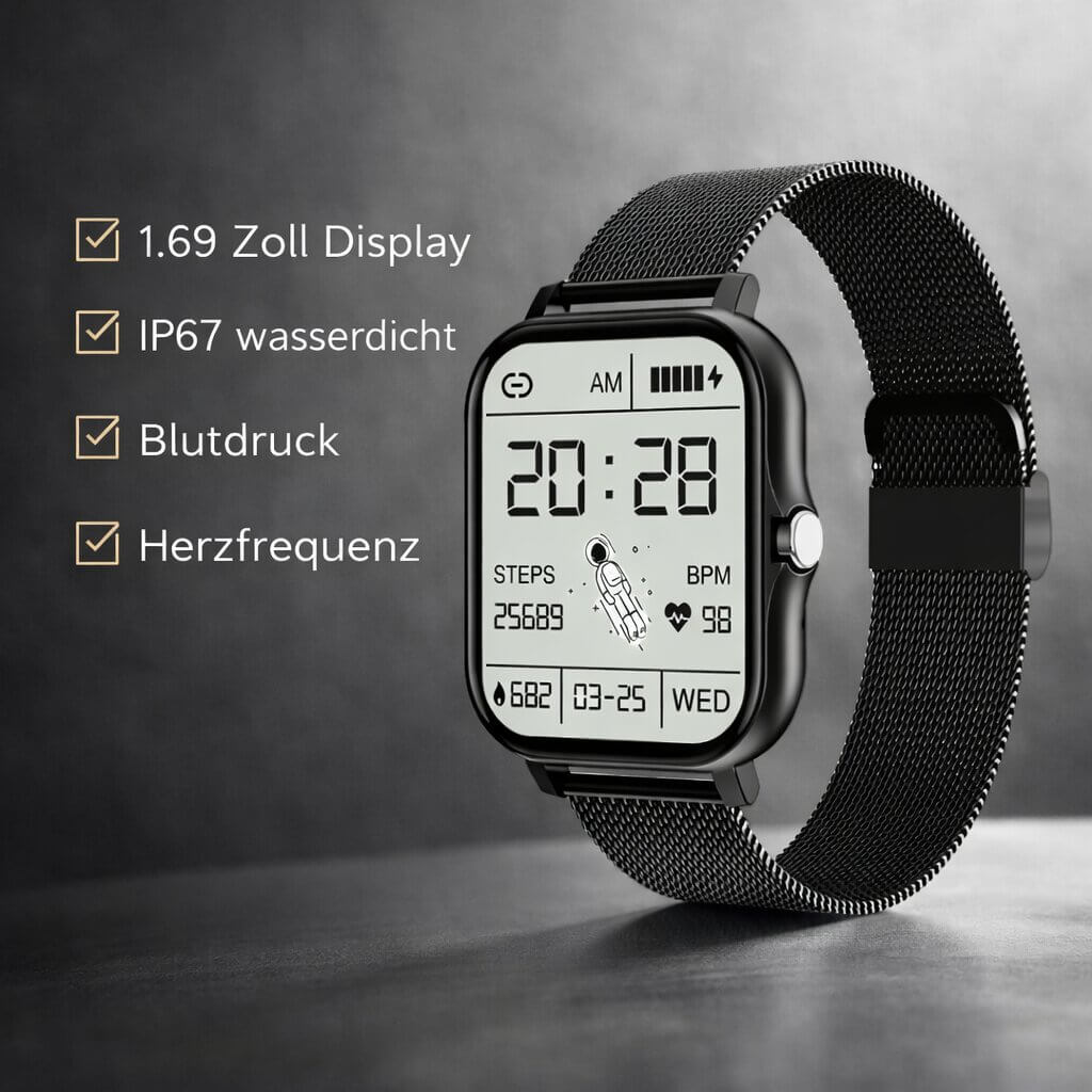 All-in-One Fitness Smartwatch for Everyday Wellness