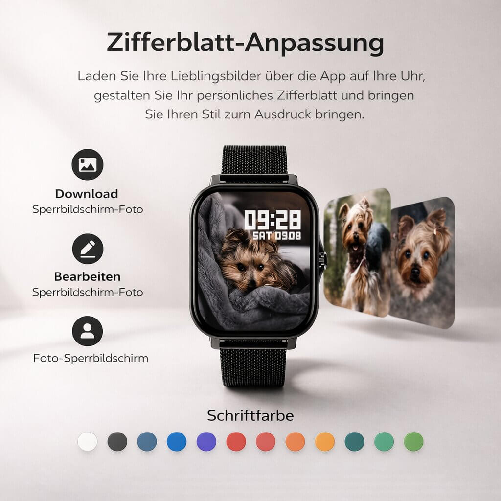 All-in-One Fitness Smartwatch for Everyday Wellness