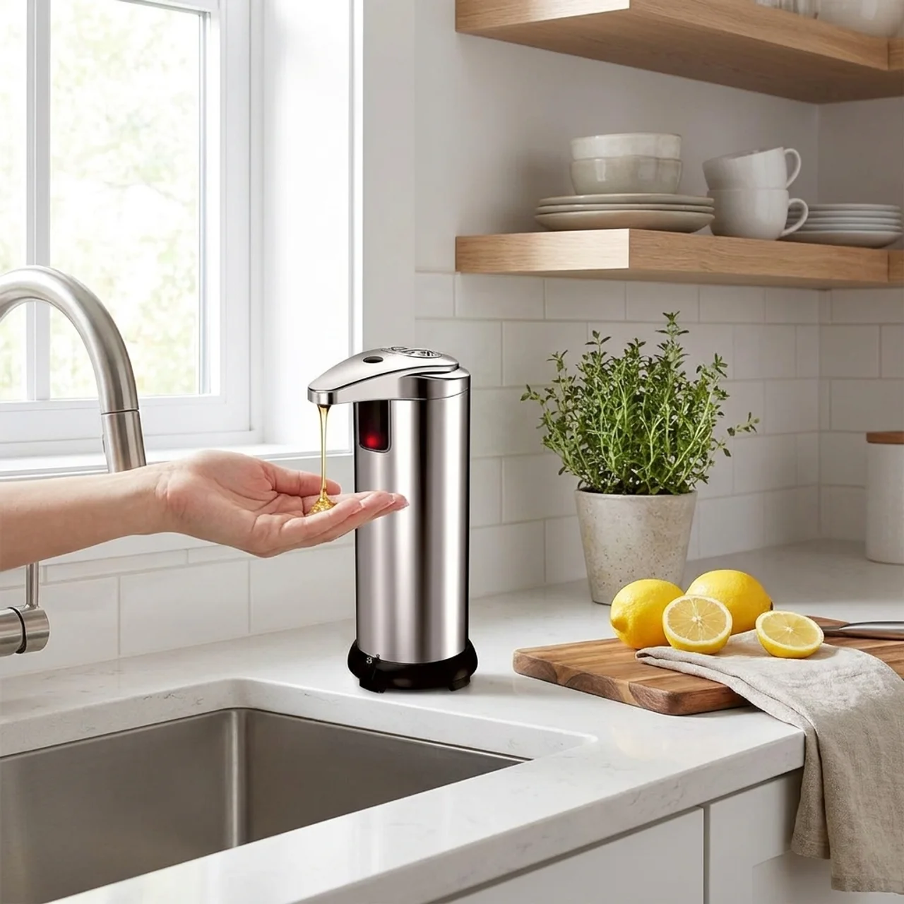 Smart Touchless Soap Dispenser with Infrared Sensor Technology