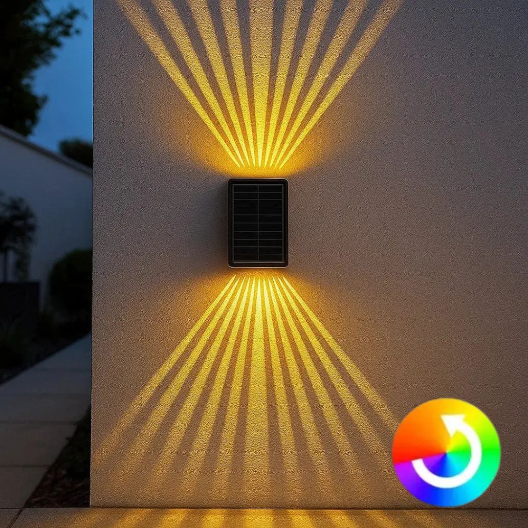 Enchanting Solar Garden Light with Color Changing Feature