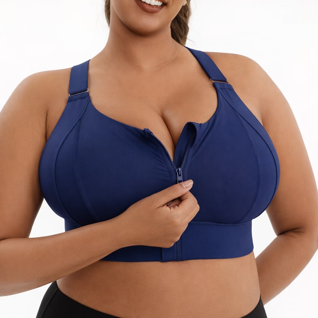 Ultimate Support Sports Bra for Curvy Figures