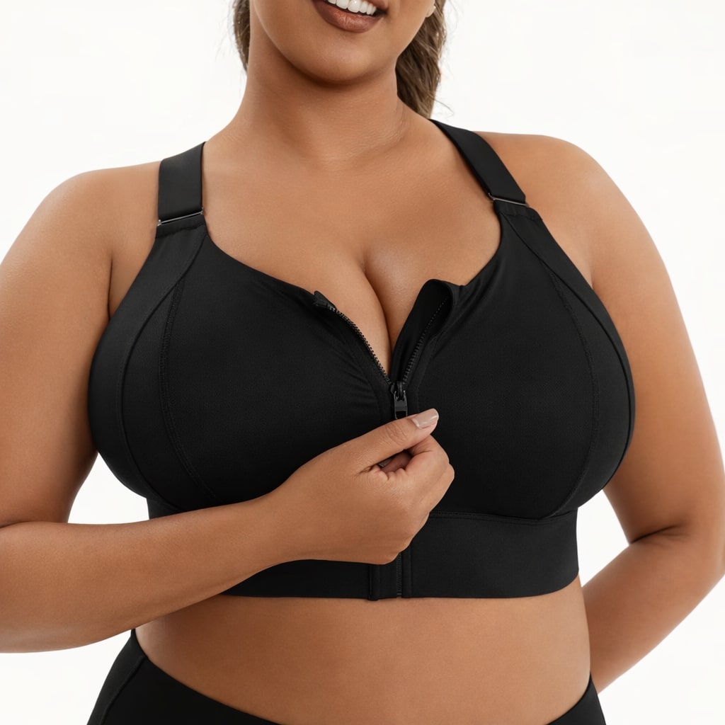 Ultimate Support Sports Bra for Curvy Figures