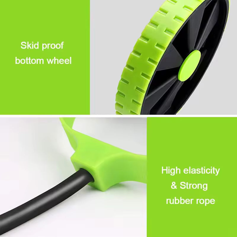 Compact Home Fitness System with Resistance Bands