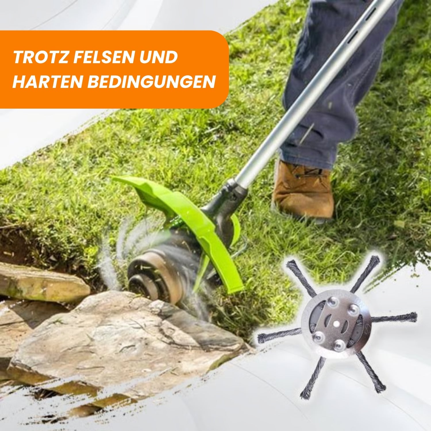 WeedBuster Pro: Efficient Garden Trimmer Head
