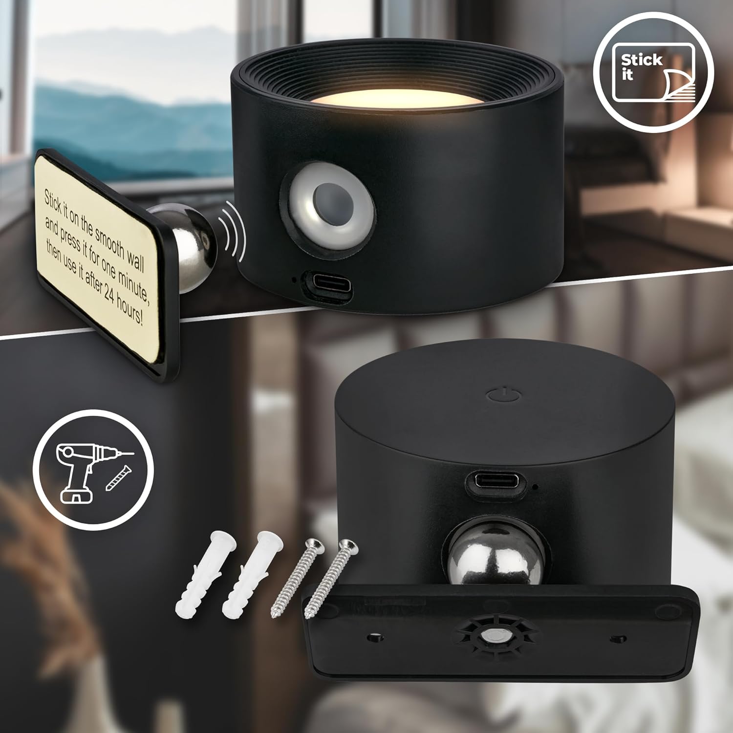 Sensor LED Spotlight | Wireless Lighting Solution | FlexiGlow