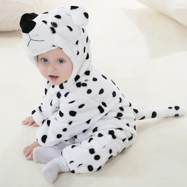 Cozy Critter Fleece Jumpsuit for Infants