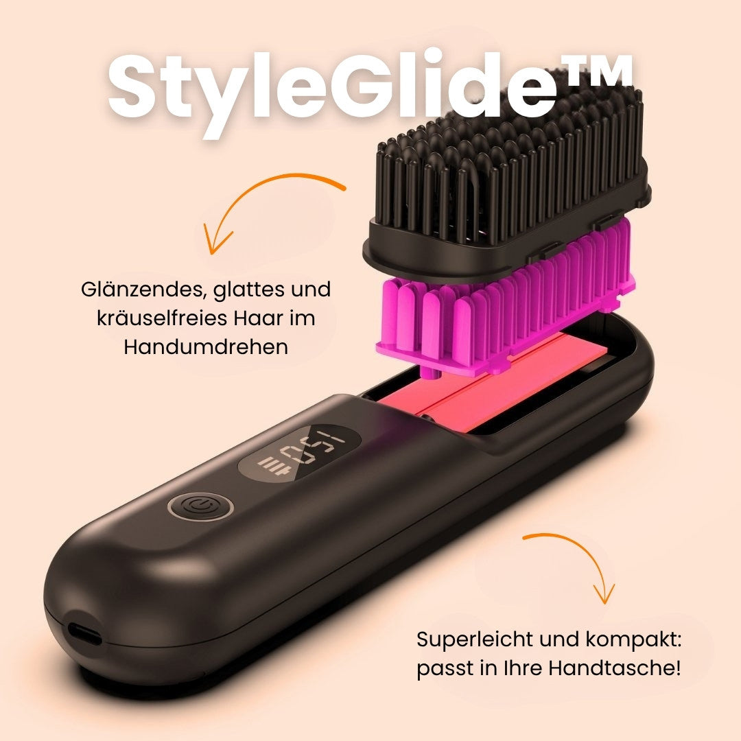 Cordless Hair Smoother & Straightening Brush | SleekStyle