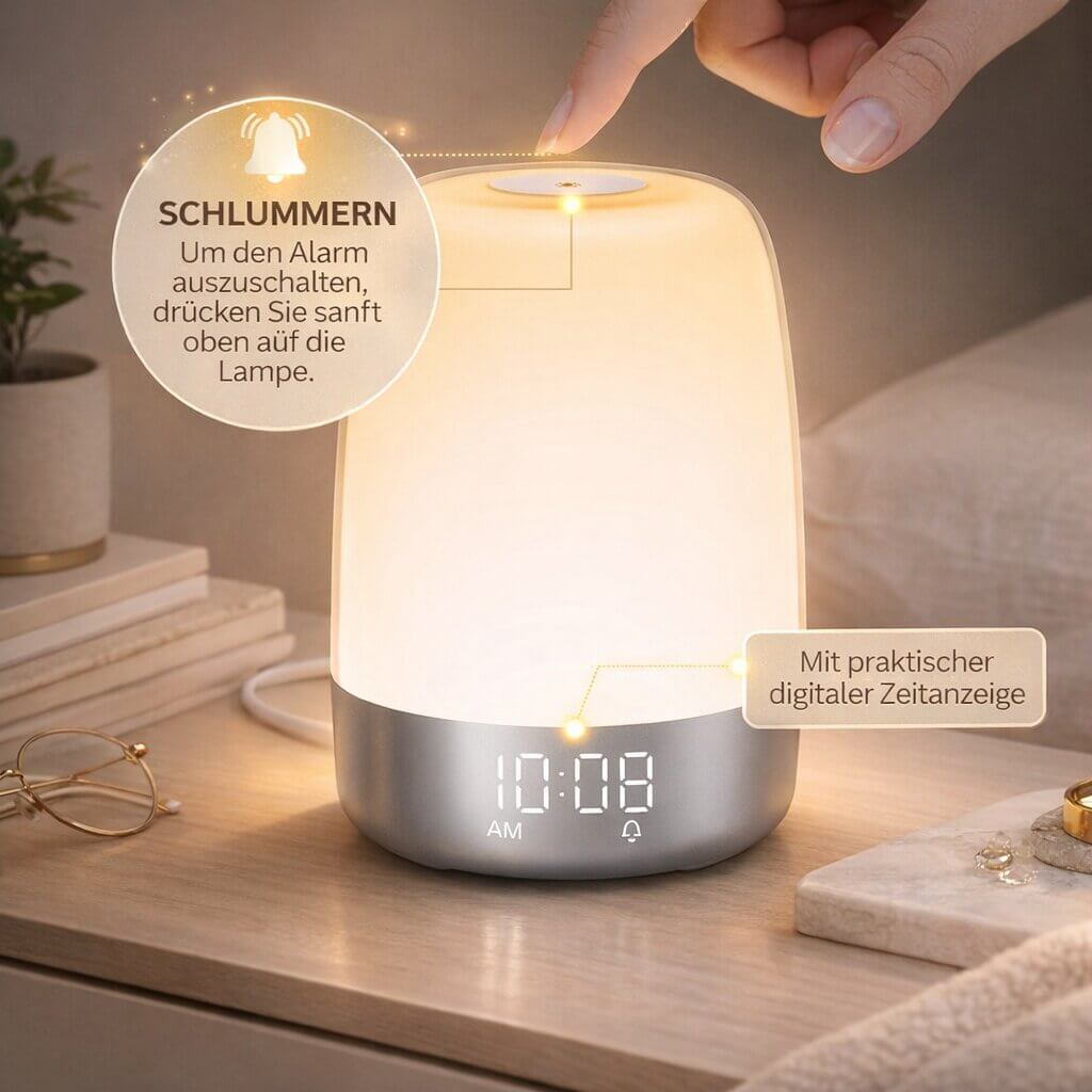 Sunrise Alarm Clock | Gentle Wake-Up Light | DayBright