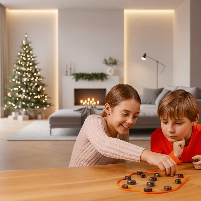 Traveler's Magnetic Chess Companion for Strategic Fun