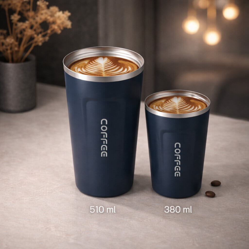 Smart Temperature Display Travel Mug | Steel Drinkware