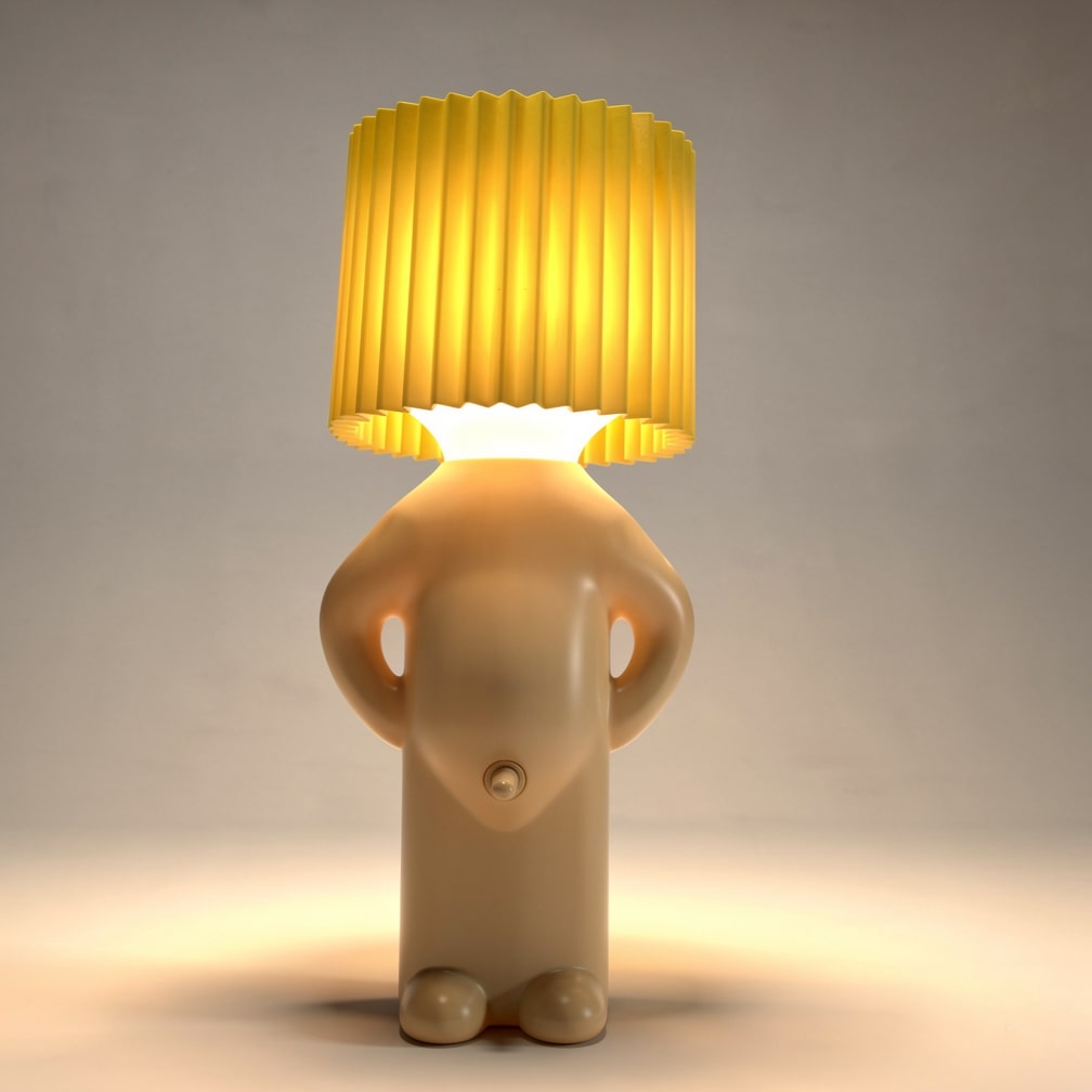 Charming LED Table Lamp | Playful Nightstand Illumination