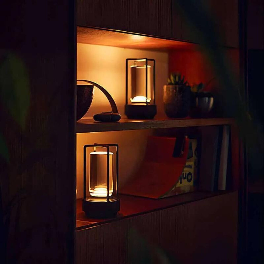 Portable LED Table Lamp | Rechargeable Mood Light | Elegant Design