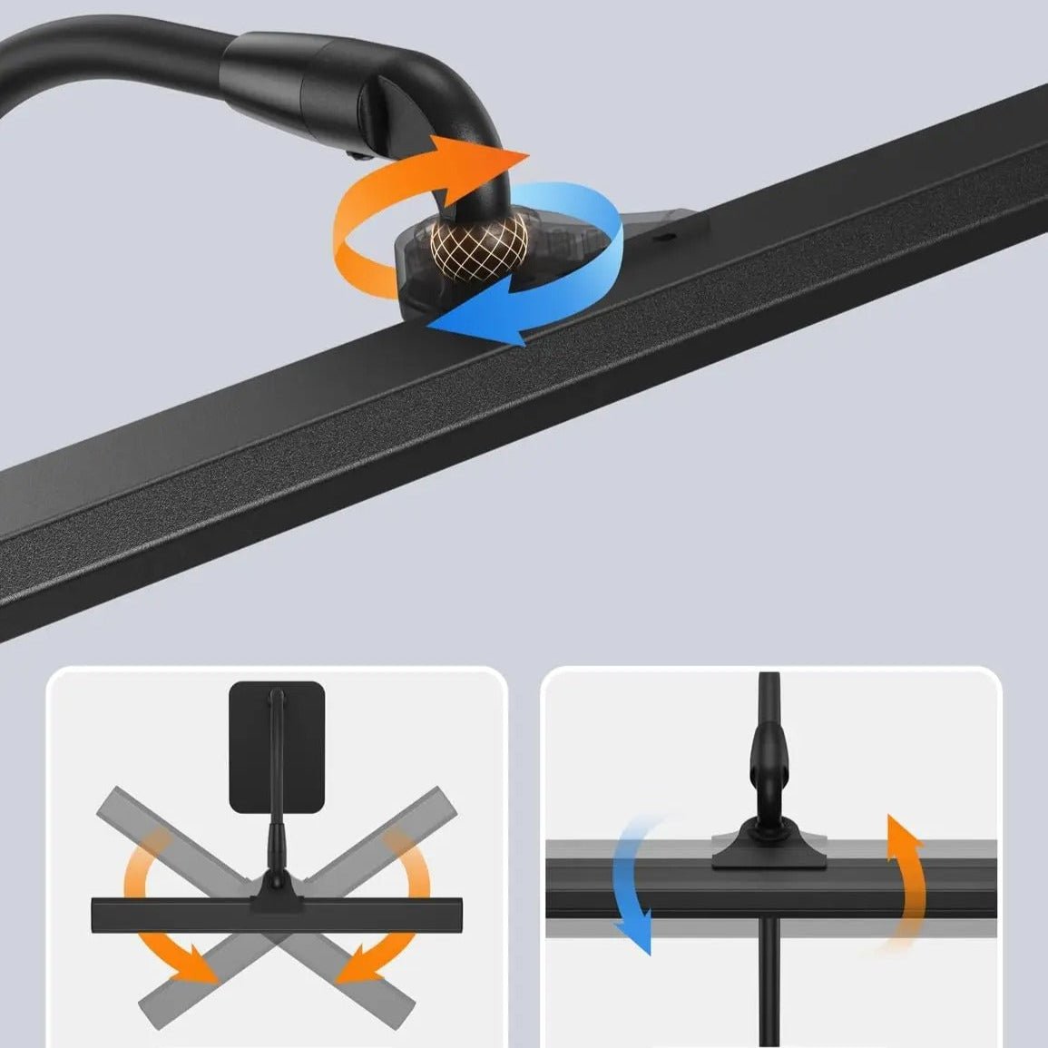 Versatile LED Desk Lamp with Adjustable Brightness