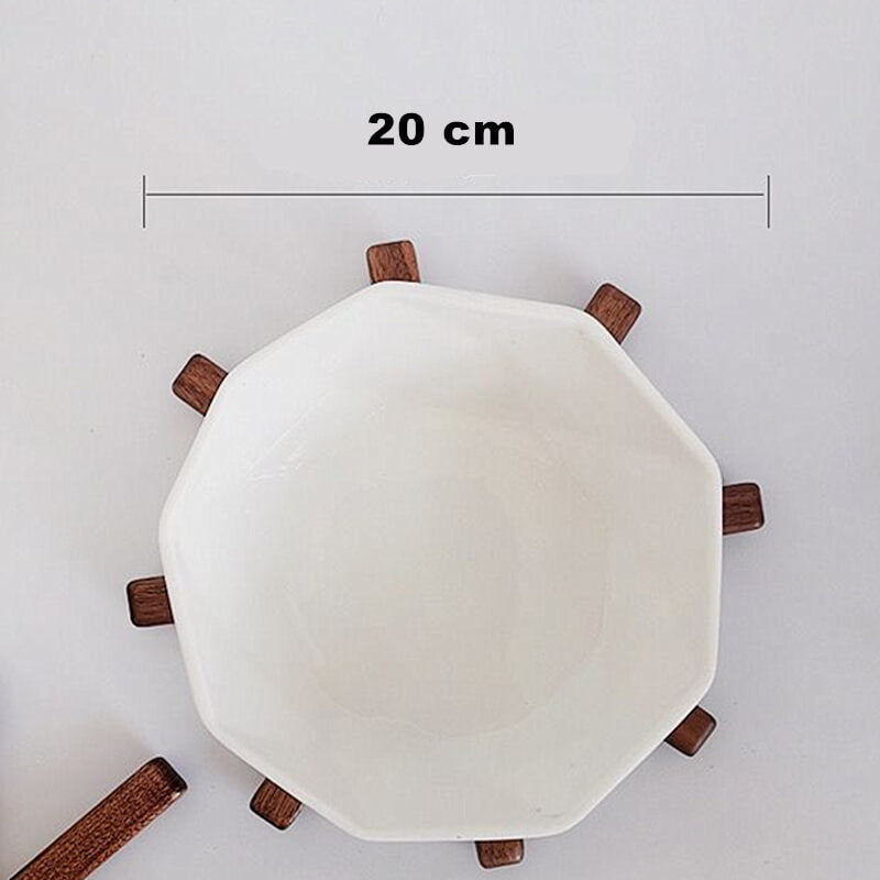 Elegant Wooden Coasters | Modern Design | Set of 3