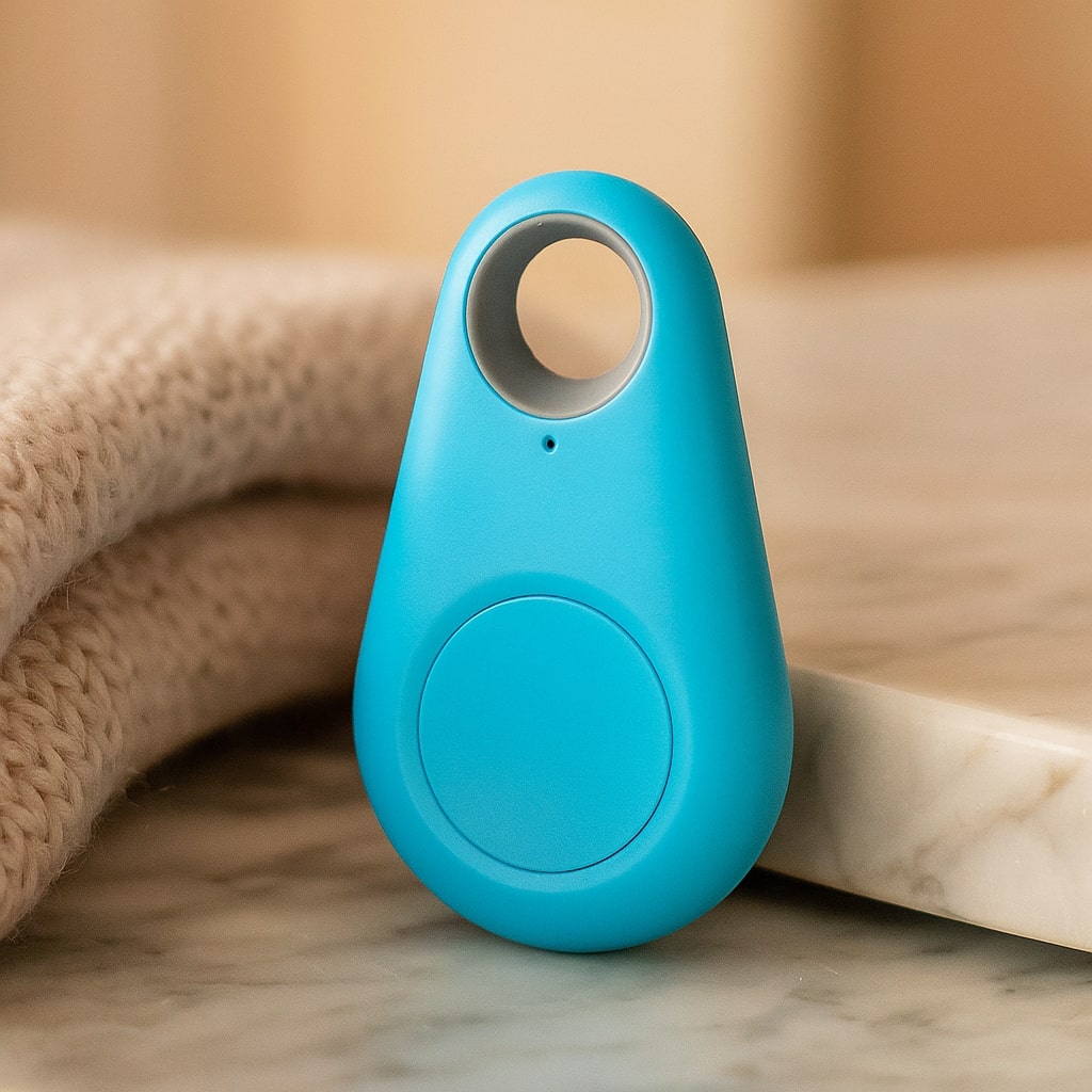 Compact Bluetooth GPS Tracker for Pets, Kids, and Valuables