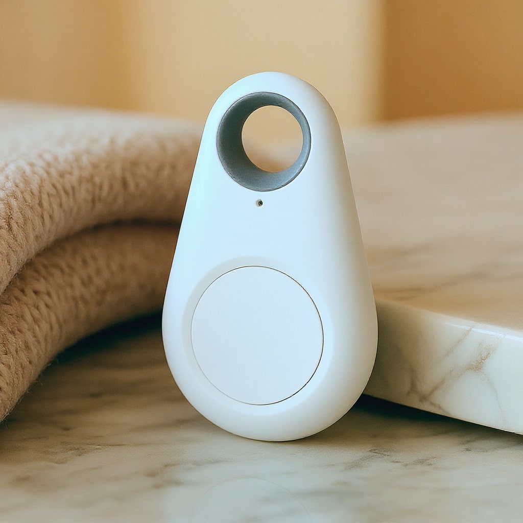 Compact Bluetooth GPS Tracker for Pets, Kids, and Valuables