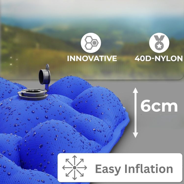 Portable Inflatable Mattress for Camping & Hiking Comfort