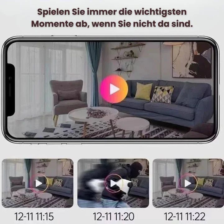 Compact Wireless Security Camera with HD Video Streaming