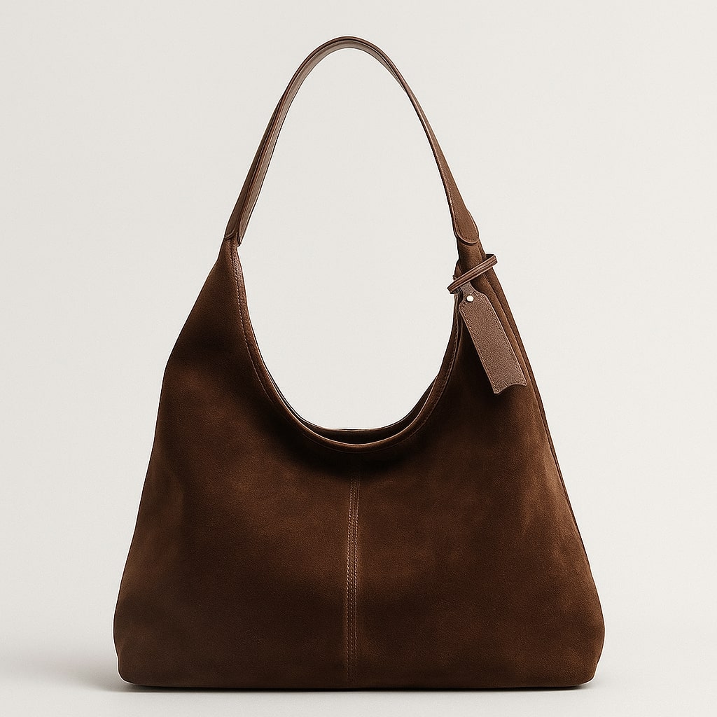 Chic Suede Shoulder Bag for Women | Effortless Vintage Style