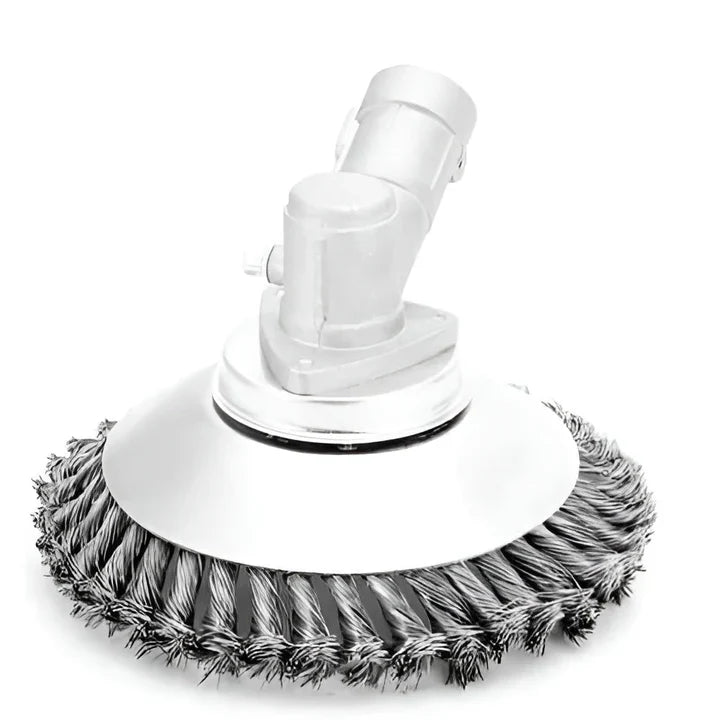 Weed Eliminator Brush for Trimmers | Effortless Garden Cleanup