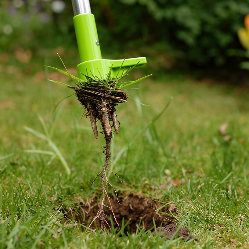 Effortless Garden Weed Remover with Root Extraction