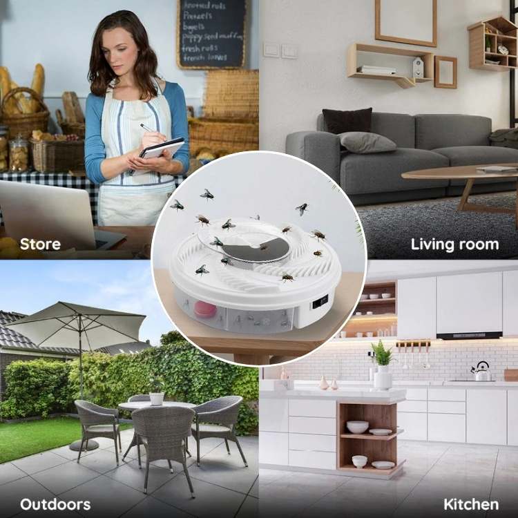 Silent USB Insect Catcher for Home and Outdoors