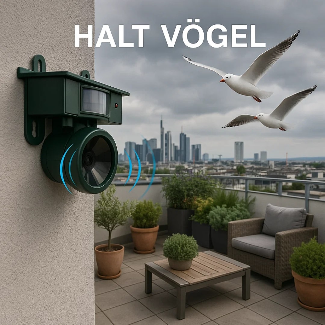 Effective Bird Deterrent for Balconies and Gardens