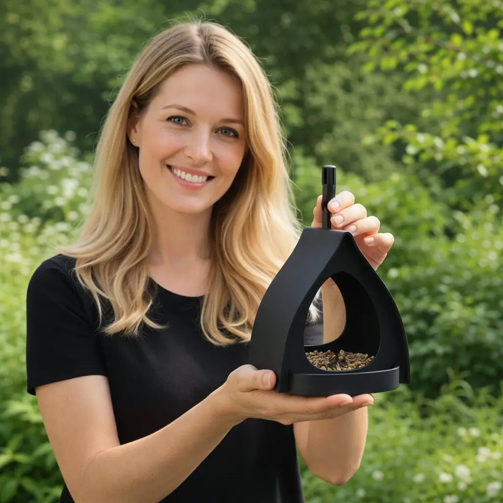 Hanging Bird Feeder Station | Outdoor Seed Dispenser | Nature's Treat