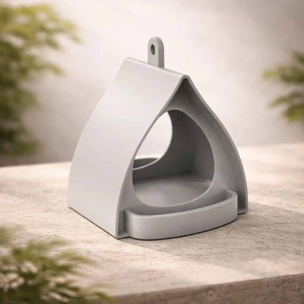 Hanging Bird Feeder Station | Outdoor Seed Dispenser | Nature's Treat
