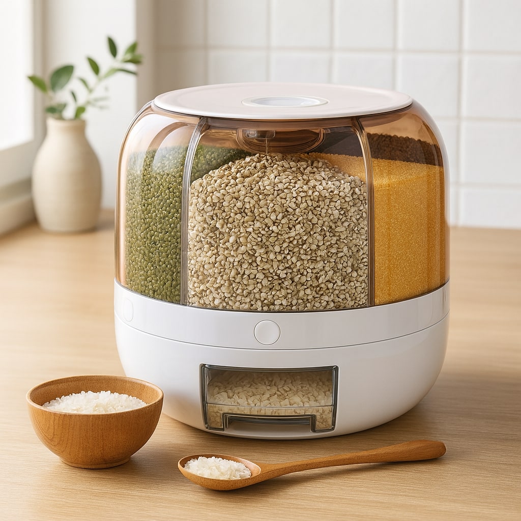 Smart Storage Dispenser for Cereal and Dry Goods