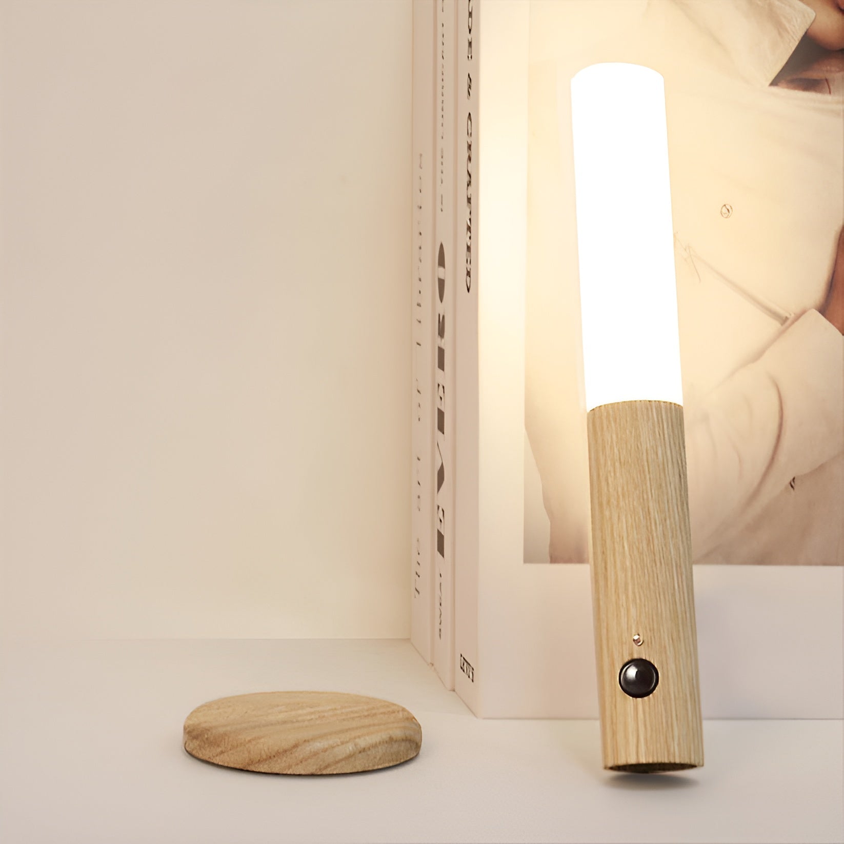 Smart Wireless Wall Light with Motion Sensor & Rechargeable Battery