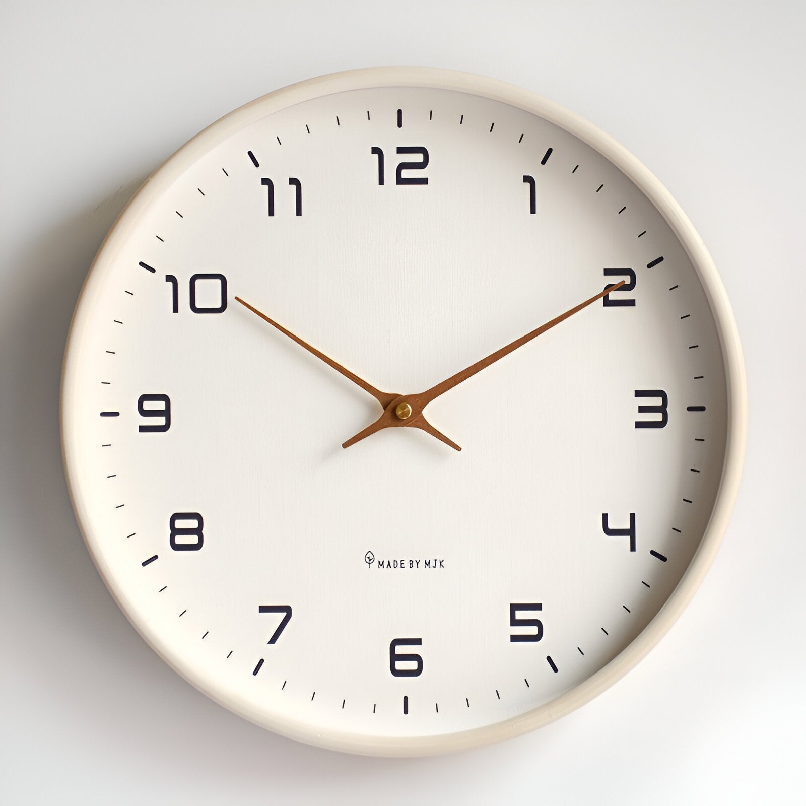 Elegant Wooden Wall Clock | Modern Scandinavian Timepiece