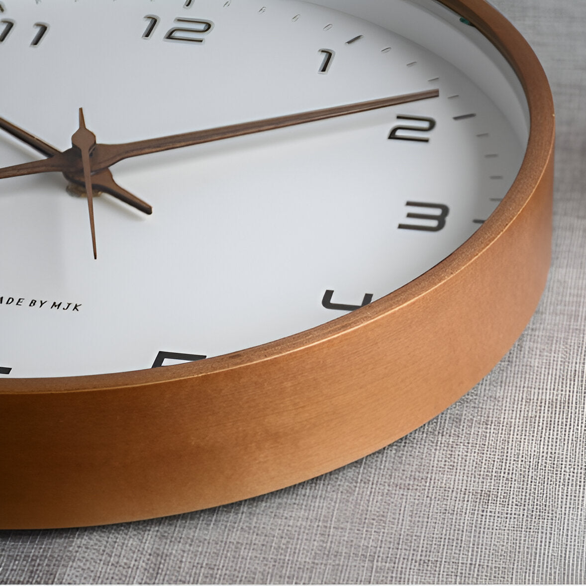 Elegant Wooden Wall Clock | Modern Scandinavian Timepiece