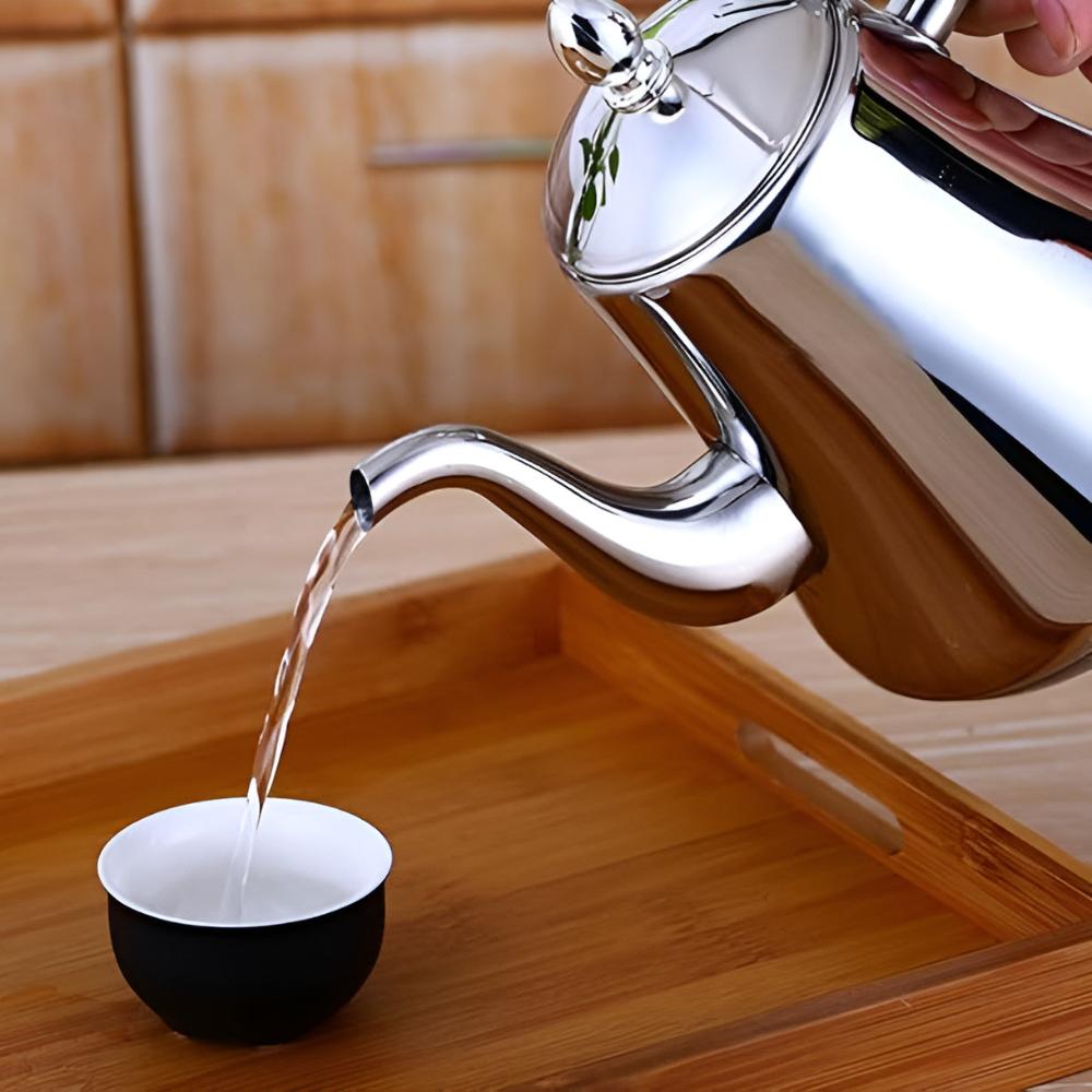 Stainless Steel Kettle with Built-in Filter | Everyday BrewMate