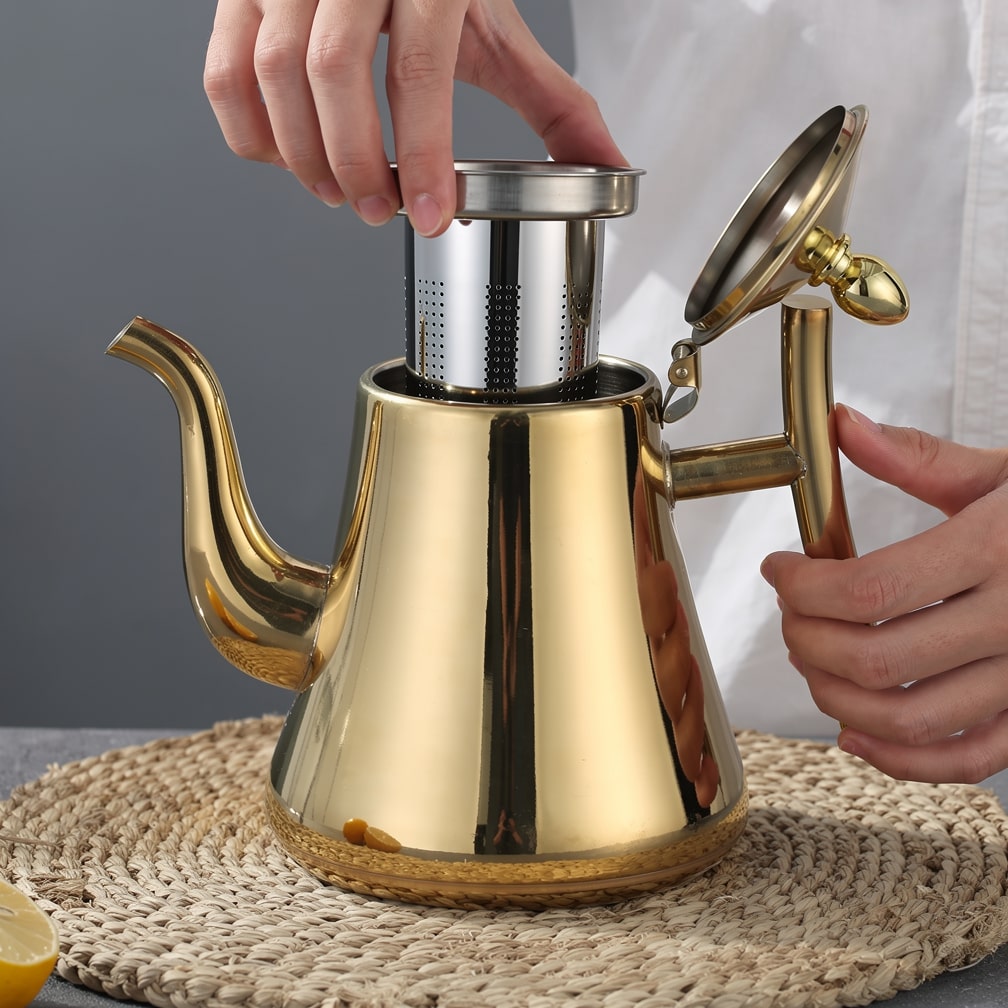 Stainless Steel Kettle with Built-in Filter | Everyday BrewMate