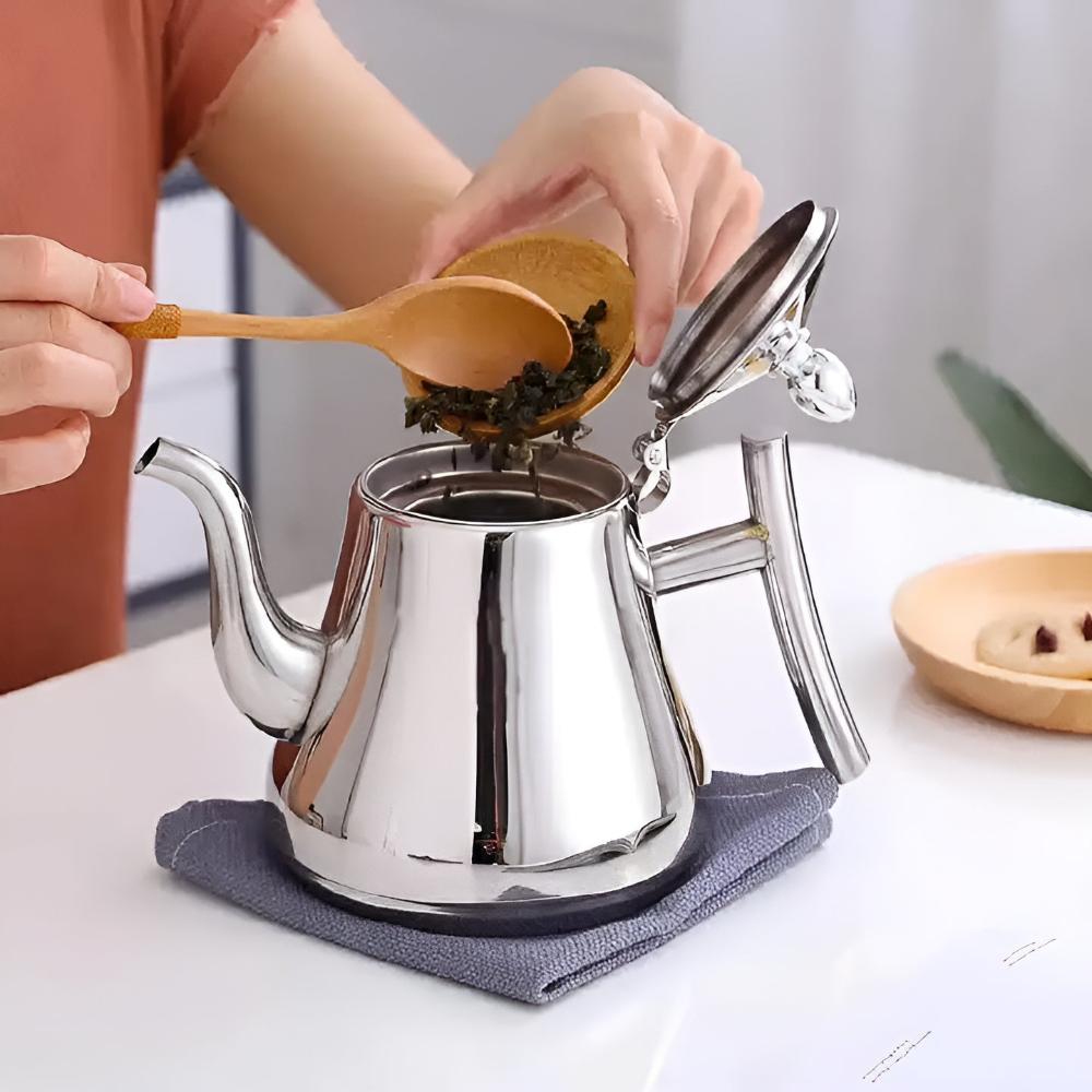 Stainless Steel Kettle with Built-in Filter | Everyday BrewMate