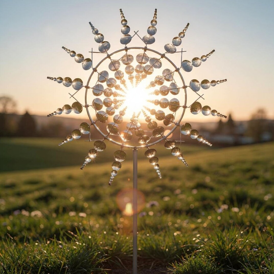 Garden Whirlwind | Elegant Metal Wind Spinner